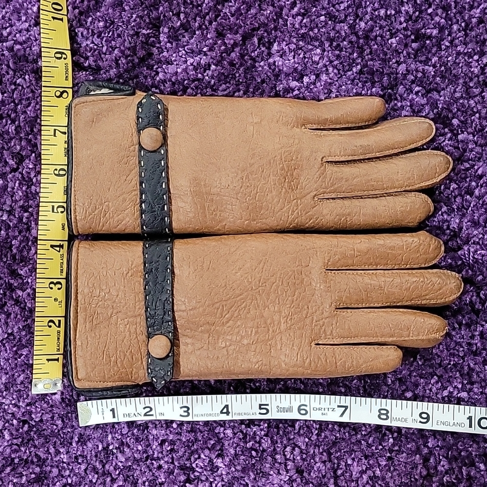 Vintage NWT Bambergers Made in Japan Nylon Sherpa gloves - Picture 11 of 11